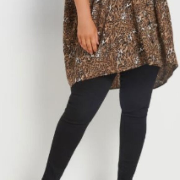 Yours | Plus Size - Brown Animal Print Oversized Fit Shirt - NWT - Picture 3 of 15